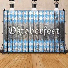 Background Material Laeacco Photo Backgrounds Old Dark Wooden Board Oktoberfest Party Banner Portrait Photography Backdrops Photocall Photo Studio YQ231003
