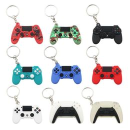 Keychains 1PC 3D PVC Game Machine Keychain Cute Gamepad Key Chain For Kids Gift Bag Car Hanging Keyring Item239w