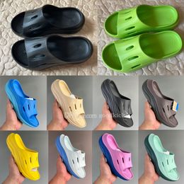 Hoka One One Ora Recovery Slide 3 Slippers Designer Sandals Hokas Shoes For Mens Women Triple White Black Yellow Grey Navy Sliders Summer Beach Slippe