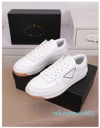 Leather Technical Sneaker Shoes Fabric Re-Nylon Chunky Rubber Casual Walking Discount Trainer With