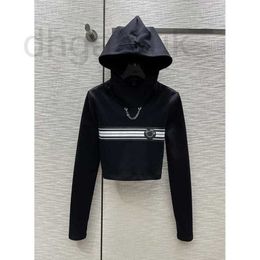 Men's T-Shirts designer Quality, temperament, and celebrity style printed hooded chain short long sleeved fashionable T-shirt TR9H