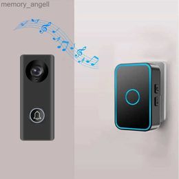 Doorbells 2MP 1080P Tuya APP WIFI DC/48V POE IP Doorbell With Indoor Chime Video Door Phone 140Degree Wide Angle H.265 Video Door Phone YQ2301003