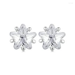 Stud Earrings Self Product 925 Sterling Silver Charms Five Pointed Star Charm Cute Fine Jewellery Making Fit Original Women Gift Party