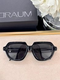 Sunglasses Germany KUBRAUM Thick Acetate Women Men UV400 Protection Vintage Retro Classcial With Case Oculos Maske P13