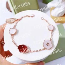 trendy fashion Ladybug bracelets for women men jewelry luxury temperament Charm Bracelet Bangle Stud Earrings Party Wedding Engage326p