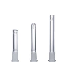 Paladin886 P005 Smoking Pipe Down Stem 3.93/4.72/5.51 Inches Down-Stem With 6 Cuts Dab Rig Bubbler Glass Bong Tool Dropdown Smoking Accessories