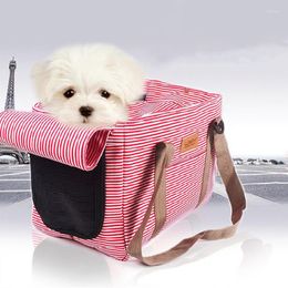 Atmungsaktive Haustier-Hundetragetasche aus Segeltuch für Katzen, lässiges Tragen für Tiere, Reisen, Schultertaschen, tragbar