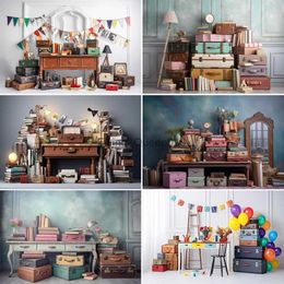 Background Material Back To School Photography Backdrop Desk Book Students Graduation Party Decor Banner Photocall Background for Photo Studio YQ231003