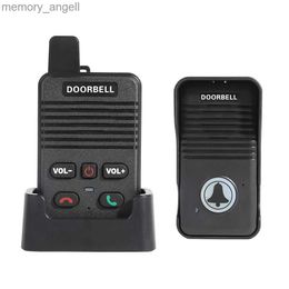 Doorbells 200 Metres Range Wireless Doorbell Home Apartment Intercom Factory Office Intercom System Doorbell with Rechargeable Battery YQ2301003