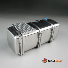 Scaleclub Model 1/14 Tractor Metal Pedal Fuel Tank With Urea Tank Integrated For Tamiya Lesu Rc Truck Trailer Tipper