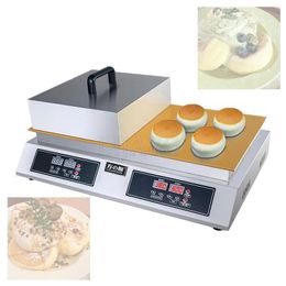 Double Headed Souffle Muffin Machine Commercial Dorayaki Cookie Machine Pure Copper Digital Snack