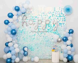 Background Material Advance Colourful Shimmer Wall Backdrop Decorations Panel For Wedding Birthday Anniversary Engagement Bridal Shower Party Decor YQ231003