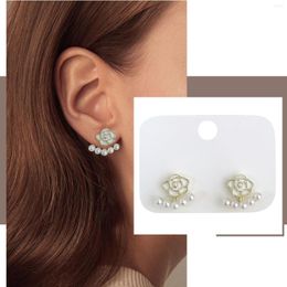 Hoop Earrings For Women Exquisite Female Elegant Jewellery Gift Dangle Set Chain And