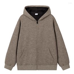 Men's Hoodies Autumn Oversize Cardigan Men Zip Up Baggy Fashion Korean Streetwear Hooded Sweatshirts Clothing Tops Male Plus Size 3XL