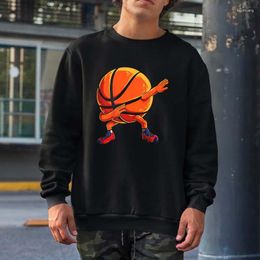 Men's Hoodies Dabbing Basketball Ball Funny Boys Men Women Sports Player Sweatshirts Streetwear Crewneck Hooded Cotton