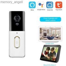 Doorbells TY-L8 Tuya Smart Waterproof Doorbell 1080P Network Wireless Visual Intercom Mobile Phone Remote Camera Infrared Night Vision YQ2301003