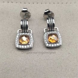 Zircon Store Clearance Earring Wholesale Earrings Cystal Luxury Small Inlaid Women designer Dangler fashion Elegant High Quality Jewellery Birthday Gift D28L