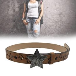 Belts Waist Chain Cowgirl Embossing Belt For Women Prom Banquet Club Party D5QB