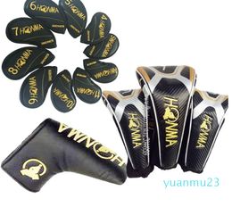 whole Golf Clubs Full headcover high quality Golf headcover and irons Putter Clubs head cover Wood Golf headcover