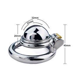 New men's short cb lock opening penile cage pot cover lock adult fun toy