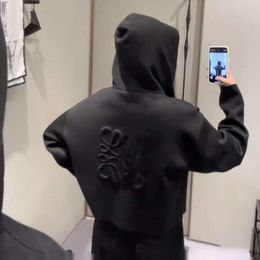 Kış Bayan Kazak Tasarımcı Hoodies Kadın Zip Kapşonlu Kazak Triko Lüks Moda Gevşek Uzun Kollu Örgü Haligan Ceket