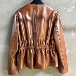 Women's Jackets Genuine Leather High Quality Coats Famous International Design Sheepskin Jacket Top Outwears