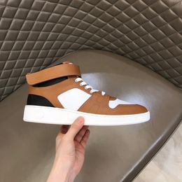White Gad sneaker Men autumn runner high top shoes platform trainers canvas leather comfort casual shoes 38-45 NYT00004