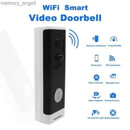 Doorbells Security High Quality Night Vision Infrared Induction Video Doorbell Intercom Wireless Smart Doorbell Wifi Doorbell YQ2301003