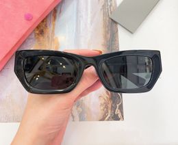 Cat Eye Sunglasses 09W Gold Black Grey Women Designer Sunglasses Shades UV400 Eyewear with Box