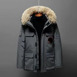 Down jacket Women's and Men's winter new Canadian style overcame lovers' working clothes thick goose down jacket men clothing