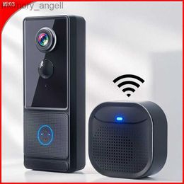 Doorbells MR03 Smart Wireless Video Doorbell Standard Dingdong Machine Rechargeable 2K Low Power Wireless Network Anti-Demolition Alarm YQ2301003