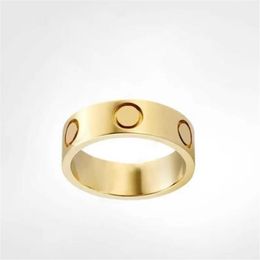 love screw ring mens rings classic luxury designer Jewellery women Titanium steel Gold-Plated Gold Silver Rose Never fade lovers cou289w
