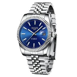 Other Watches HAIQIN Men's Top Brand Luxury Automatic Watch Men Mechanical For Waterproof Stainless steel Clock Man 230928