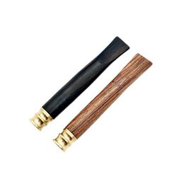 Latest Natural Wooden Smoking Dry Herb Tobacco Cigarette Holder Portable Style Innovative Philtre Handpipes Mouthpiece Mini Wood Tips Tube DHL