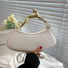 Crossbody White Designer Armpit Bag Lan Handbags Women's Fashion HOBO Tote Bag To Quality Black Leather Evening Shoulder Bags