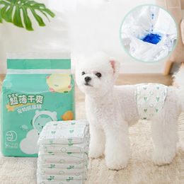 Dog Apparel 10Pcs Diapers Super Absorption Physiological Pants Females Disposable Leakproof Nappies For Small Medium Dogs