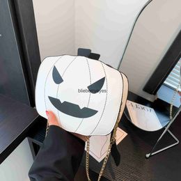 Totes Halloween Funny Pumpkin 2023 New Fashion Contrast Colour Personalised Creativity Trendy Shoulder Women's Bag Skew Bag03blieberryeyes