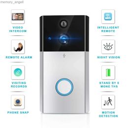 Doorbells M1 Smart IP Video Intercom WIFI Video Intercom Phone Doorbell WIFI Doorbell Camera Infrared Alarm Wireless Doorbell Monitor YQ2301003