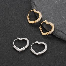 Stud Earrings 5Pairs/Lot Wholesale Women Fashion Jewellery Heart Earring For Party Gift E054