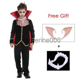 Special Occasions Kids Child Scary Gothic Boys Vampire Dracula Costumes Halloween Purim Carnival Role Play Horrible Party Dress Up Umorden x1004