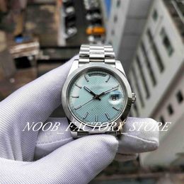 Men Size Watch Super Factory Version Movement Automatic Ice Blue dial 228206 silver V2 New Stainless Steel Strap Sapphire Glass BP207d