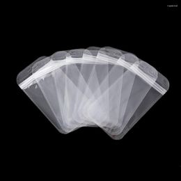 Jewellery Pouches 20Pcs Transparent OPP Plastic Small Zipper Display Bags Reclosable For Storage Bag Gift Packaging Self Sealing