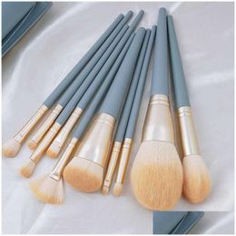 Other Health Beauty Items Makeup Brushes Set Cosmetics Tools Instruments Eyeshadow Make-Up For Women Complete Kit Professional Blush D Dhbdk