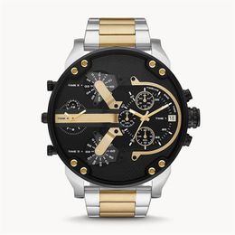 DZ watch Mr Daddy 2 0 Chronograph Two-Tone Stainless Steel Watch DZ7459253G