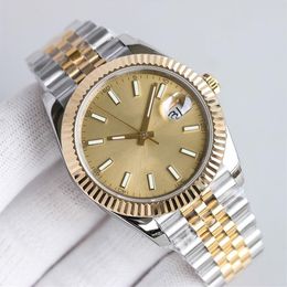 mens watch gold ceramic 41mm dial 2813 automatic 36mm woman 904L stainless steel automatic calendar sapphire mirror classic lumino279O
