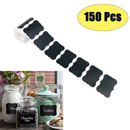 Wall Stickers Fashion150 Pcs Spice Sticker Kitchen Jar Labels Removable Organizer Storage Bottles Jars Blackboard Tags