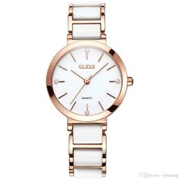 Women Watch Quartz Wristwatch with tungsten steel watchband casual style elegant ladies female clock198n