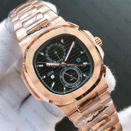 40mm classic deisgner watches gold case black face 316L Automatic movement watch date show Sapphire glass luminous luxury mens wri236b