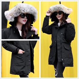 Womens down jacket Parkas Keep warm and windproof white duck Outerwear Coats Thicken to resist the cold Winter coat Plush collar h237b