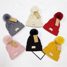 New Fashion Design Beanie Brand Men Women Winter And Autumn Warm High Quality Breathable Fitted Bucket Hat Elastic With Logo Knitt262F